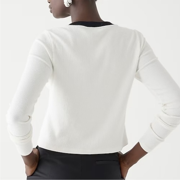 BOGO! J. Crew Vintage Rib Lady Jacket Ivory White Size XS - Picture 3 of 10